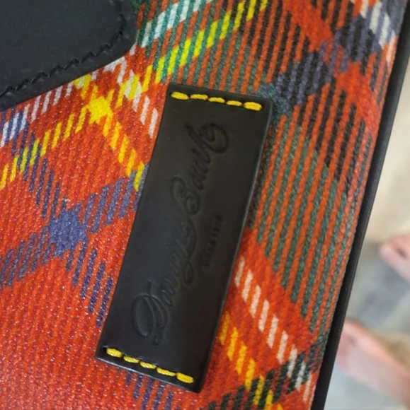 Dooney & Bourke Red and Black Satchel - Picture 5 of 11